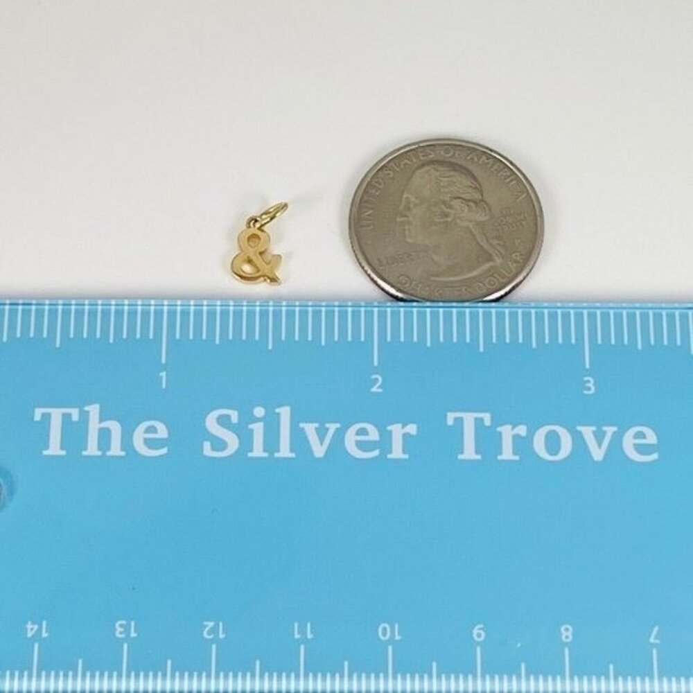 Tiffany Rose Gold Ampersand & Sign in 18K Yellow Gold - Picture 5 of 5